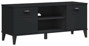 vidaXL Παπουτσοθήκη VIKEN Μαύρη 106x35x45 εκ. από Επεξεργασμένο Ξύλο