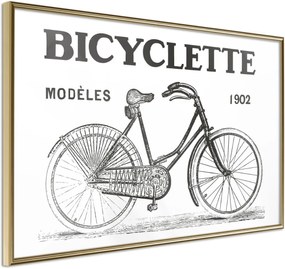 Αφίσα - Bicyclette - 30x20 - Χρυσό - Χωρίς πασπαρτού