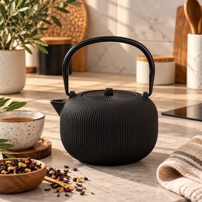 ΓΙΑ ΤΟ ΤΣΆΙ ΣΑΣ TEAPOT IRON 1000ML BLACK CLR