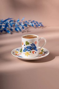 Stewehome Σετ 6 τεμαχίων φλιτζάνια καφέ 100 ml Πολύχρωμο