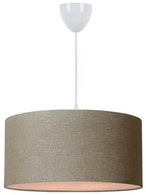 Φωτιστικό οροφής μονόφωτο PWL-1091 pakoworld Ε27 άμμου-μπεζ Φ38x21εκ