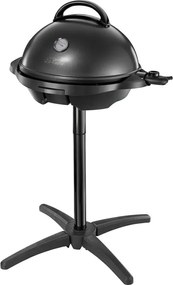 Ηλεκτρική ψησταριά/γκριλ George Foreman 22460-56, 2400 W, 44,5 εκ., 15 μερίδες, 5 επίπεδα θερμοκρασίας, Αντικολλητική επίστρωση, Μαύρο
