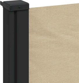 vidaXL Σκίαστρο Πλαϊνό Συρόμενο Μπεζ 120 x 600 εκ.
