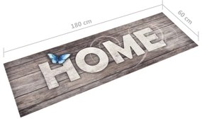 Πατάκι Κουζίνας Σχέδιο Home Πλενόμενο 60 x 180 εκ. - Γκρι