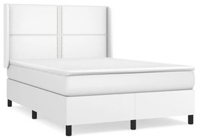 ΚΡΕΒΑΤΙ BOXSPRING ΜΕ ΣΤΡΩΜΑ ΛΕΥΚΟ 140X200ΕΚ.ΑΠΟ ΣΥΝΘΕΤΙΚΟ ΔΕΡΜΑ 3132442