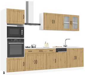 vidaXL Σετ Ντουλάπια Κουζίνας 7 Τεμαχίων Kalmar Επεξεργασμένο Ξύλο
