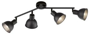 Σποτ Φωτιστικό Οροφής Speedy Μαύρο Ματ 21248 Fischer Honsel-21248-Μαύρο 21248