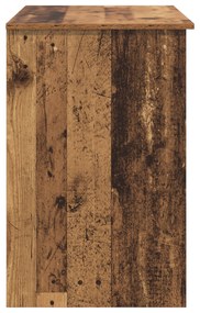 vidaXL Γραφείο με Αποθήκευση Παλιού Ξύλου 90x49.5x75 εκ. Επεξεργασμένο ξύλο