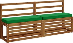vidaXL Μαξιλάρια Πάγκου 2 Τεμαχίων VUGHT 2 pcs 100% Πολυεστέρας