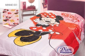 Κουβερλί Διπλής Όψεως Μονό 160x250εκ. Minnie 031 Digital Print Disney Dimcol