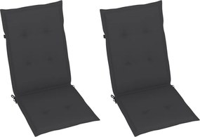 vidaXL Πολυθρόνα Kουνιστή από Μπαμπού με Μαξιλάρι