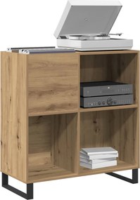 vidaXL Ντουλάπι δίσκων βινυλίου artisan δρυς 84,5 x 38 x 89 εκ