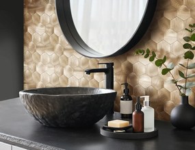 Αυτοκόλλητα πλακάκια Douceur d'intérieur - 25x23.2cm - 4τμχ - Πορτοκαλί