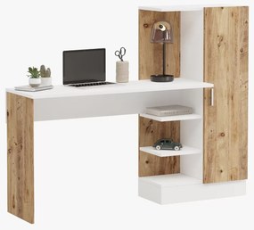 Γραφείο &quot;VIANA&quot; σε χρώμα atlantic pine/λευκό 152x40x120