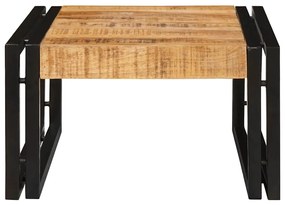 vidaXL Ράφι μπάνιου 40 x 50 x 23 εκ Μασίφ ξύλο μάνγκο και σίδερο