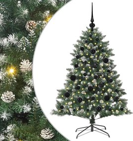 vidaXL Τεχνητό Χριστουγεννιάτικο Δέντρο με 150 LED Πράσινο 120 cm