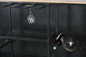 Ντουλάπι μπαρ Home ESPRIT Λευκό Καφέ Τυρκουάζ 157 x 52 x 90 cm