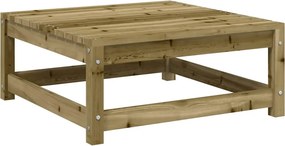 vidaXL Υποπόδιο Κήπου 70 x 70 x 30 εκ. Επεξ. Ξύλο Πεύκου