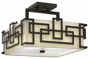 Πλαφονιέρα Φωτιστικό Οροφής 3xE27 Lanza Elstead Lighting-HK-LANZA-SF-Ανθρακί HK-LANZA-SF