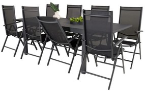 Σετ Τραπέζι και καρέκλες Dallas 3583, Μέταλλο, Ύφασμα, Μέταλλο | Epipla1.gr
