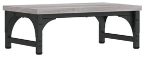 vidaXL Βάση Οθόνης Γκρι Sonoma 37x23x14 εκ. από Επεξεργασμένο Ξύλο