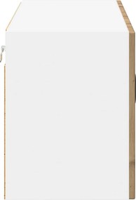 vidaXL Ραφιέρα τοίχου LUCCA Artisan Δρυς 80 x 31 x 40 εκ