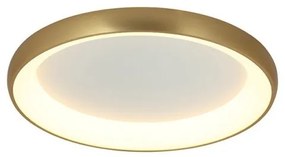 Πλαφονιέρα Φωτιστικό Οροφής 60cm LED 43W IP20 3000K Zambelis-2050-Χρυσό 2050