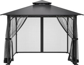 VEVOR Replacement Mesh Gazebo Netting Screen for 10x10x 6.7 ft Patio, Net Only