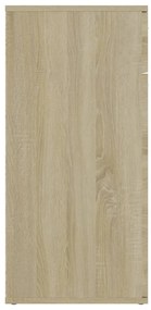 vidaXL Ντουλάπι με Συρτάρι Sonoma Δρυς 80 x 36 x 75 εκ. Επεξ. Ξύλο