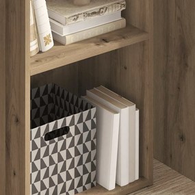 vidaXL Βιβλιοθήκη Αρτισιανή Δρυς 40x30x77 εκ. από Επεξεργασμένο Ξύλο