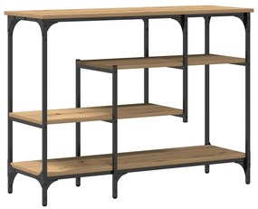 vidaXL Τραπέζι Κονσόλας με ράφι artisan δρυς 100 x 35 x 75 εκ.