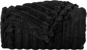 vidaXL Ριχτάρια 6 pcs Μαύρο 240 x 220 cm Μαλλί