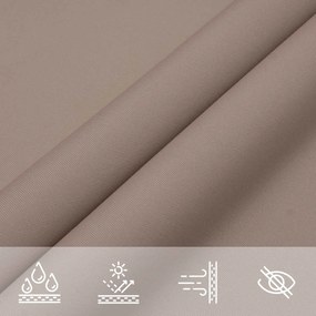 vidaXL Πανί σκιάς Taupe 6 x 2,5 μ 100% Πολυέστερ Οξφόρδη