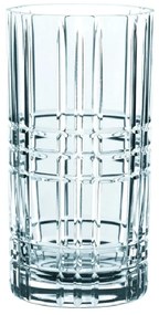 Ποτήρι Νερού Με Καλαμάκι Square (Σετ 4Τμχ) 103144 445ml Clear Nachtmann Crystal