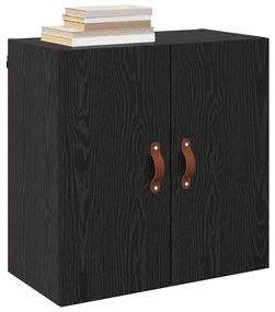 vidaXL Ντουλάπα Τοίχου Μαύρη δρυς 60 x 31 x 60 εκ. Επεξεργασμένο ξύλο