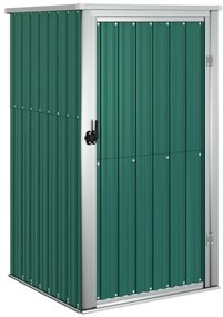 vidaXL Αποθήκη Εργαλείων Κήπου Πράσινη 88x89x161 εκ. Γαλβαν. Ατσάλι