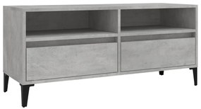 vidaXL Έπιπλο Τηλεόρασης Γκρι Σκυρ. 100 x 34,5 x 44,5 εκ. Επεξ. Ξύλο