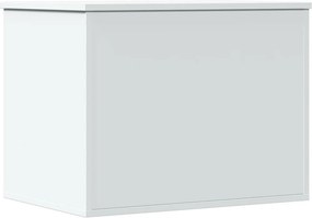 vidaXL Κουτί Αποθήκευσης Λευκό 60x42x46 εκ. Επεξεργασμένο Ξύλο