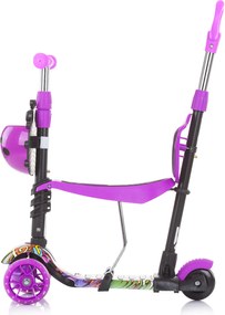 Πατίνι Παιδικό - scooter "Kiddy Evo" w/ handle purple graffiti