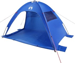 vidaXL Τέντα Παραλίας Μπλε Αζούρ Αδιάβροχη