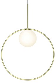 Φωτιστικό Οροφής Bola Halo 18/6 10633 Φ45,7cm Dim Led 1100lm 12W Brass Pablo Designs