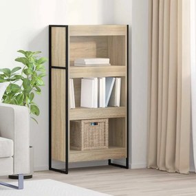 vidaXL Βιβλιοθήκη 60 x 30 x 121 εκ Επεξεργασμένο Ξύλο Σονόμα