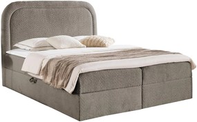 Επενδυμένο κρεβάτι Bonito-Silver Gray-120 x 200