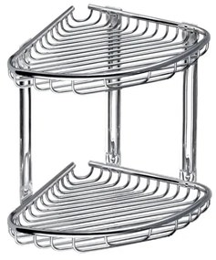 KARAG  RETI Καλάθι γωνιακό σχαρωτό RETI 963777 Χρωμέ KARAG 21x21x27cm KARAG-3800201580045