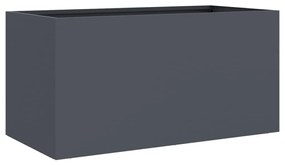 vidaXL Ζαρντινιέρα Ανθρακί 62x30x29 εκ. από Χάλυβα