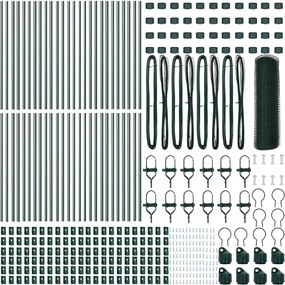 vidaXL Στύλος Περιφράξεων Πράσινο 100 x 0,6 μ (13 mm πλέξη)