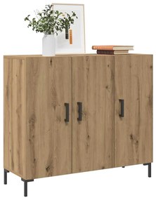 vidaXL Ντουλάπι Αρτισιανή Δρυς 90 x 34 x 80 εκ. από Επεξεργασμένο Ξύλο