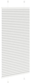 vidaXL Πλισέ περσίδα ανοιχτό γκρι 60x100 cm Πλάτος υφάσματος 59,4 cm