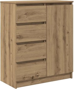 vidaXL Συρταριέρα με Συρτάρια Τεχνίτης Δρυς 71x35x84 εκ. Επεξ. Ξύλο