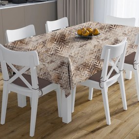 Αλέκιαστο Τραπεζομάντηλο (180x300) Dimcol Skid Marks 472 Beige